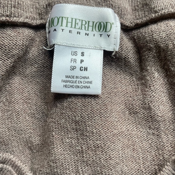Brown maternity sweater - Picture 4 of 4